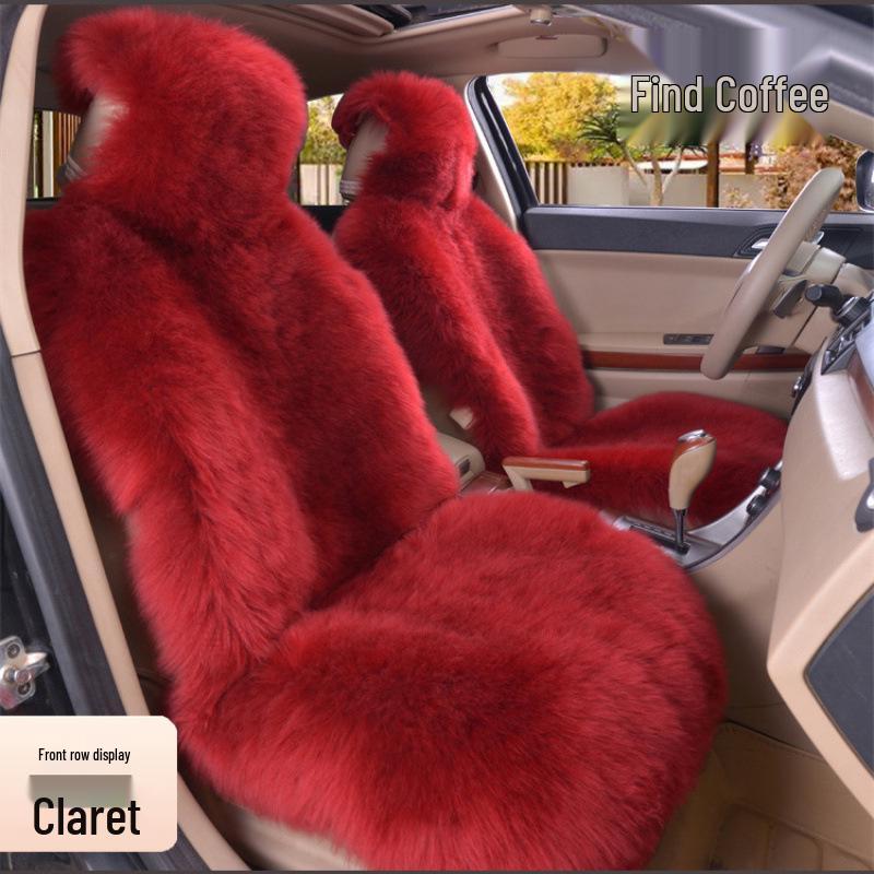 

Universal Plush Winter Car Seat Cushion, Thick Faux Wool Wrap, Non-Slip Pad Front Driver Seat [1 Piece]