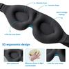 3D Sleeping Mask Block Out Light Sleep Mask For Eyes Soft Sleeping Aid Eye Mask for Travel Eyeshade Night Breathable Slaapmasker