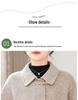 Mother's High-End Wool Coat for Middle-Aged & Elderly Women - Double-Sided, Mid-Length, Autumn/Winter Lapel Jacket