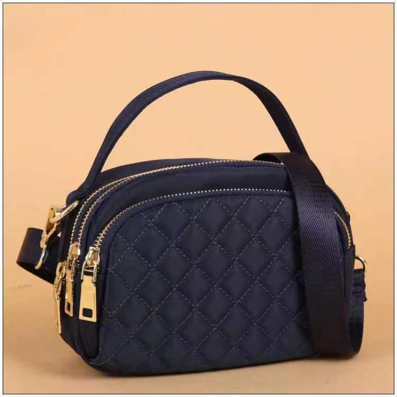 Bestickte Faden Damen Kleine Handtasche Umhängetasche, Schicke Oxford Messenger Bag Stilvolle Quadratische Tote Tasche, Geeignet für den Täglichen Gebrauch