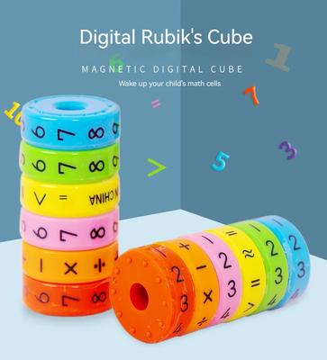 Blocos de Matemática DIY: Presente de Aniversário Perfeito para Meninos e Meninas - Ferramentas de Aprendizagem Pré-escolar para Contagem e Habilidades Matemáticas!