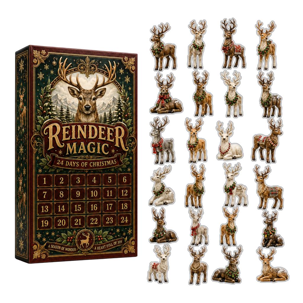 2D Acrylic Countdown Calendar Christmas Advent