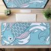 XXL HD Printing Large Desk Mat Mouse pad Japanese-style Koi Fish Cloud Gaming Keyboard 40x90cm MousePad Extended protective Pads