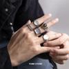 Vintage Geometry Rings Set For Man Punk Personalized Hip Hop 5Pcs Ring Charm  New Male Accessories Wholesale