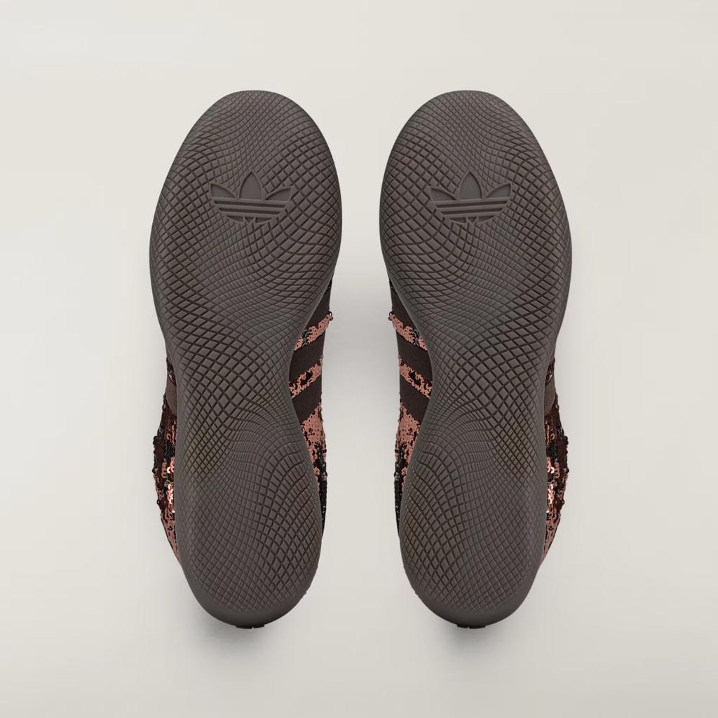 KH8798 Wales Bonner adidas Originals Karintha Low Sequin Dark Brown (Men's)