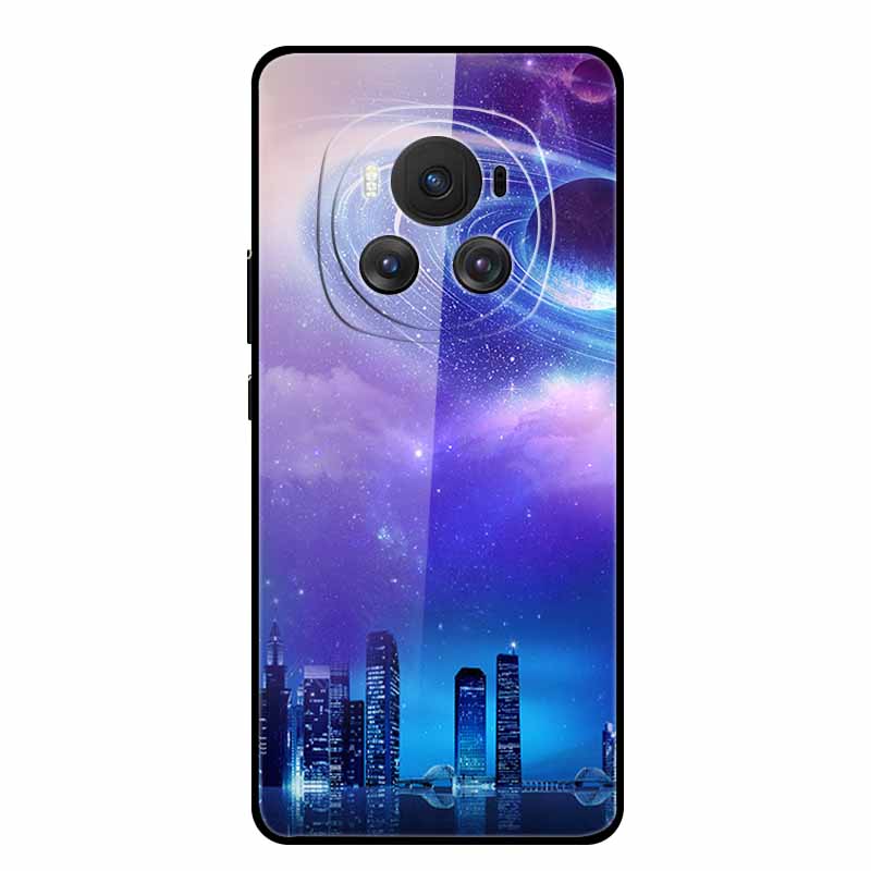 Tempered Glass Case For Honor Magic 6 Pro Case 6.8" Soft Edge Hard Glass Back Cover For Honor Magic6 Pro Phone Case Fundas Shell