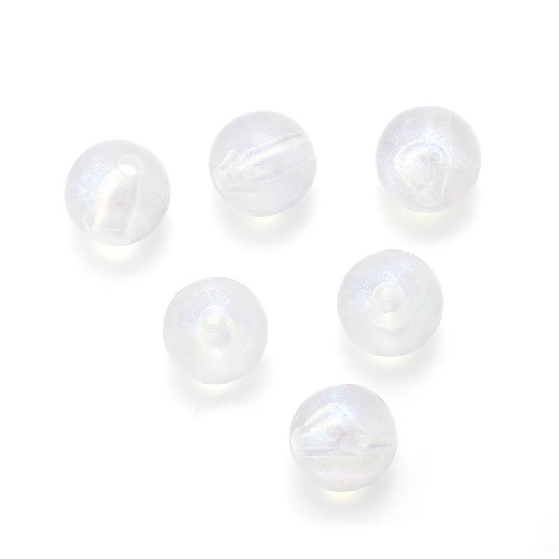 Laserbeschichtete Acryl-Herz- und Blumenperlen für DIY-Armbänder