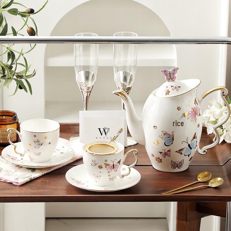 WOOCH Dream Butterfly Ceramic Tea Set Gift Box