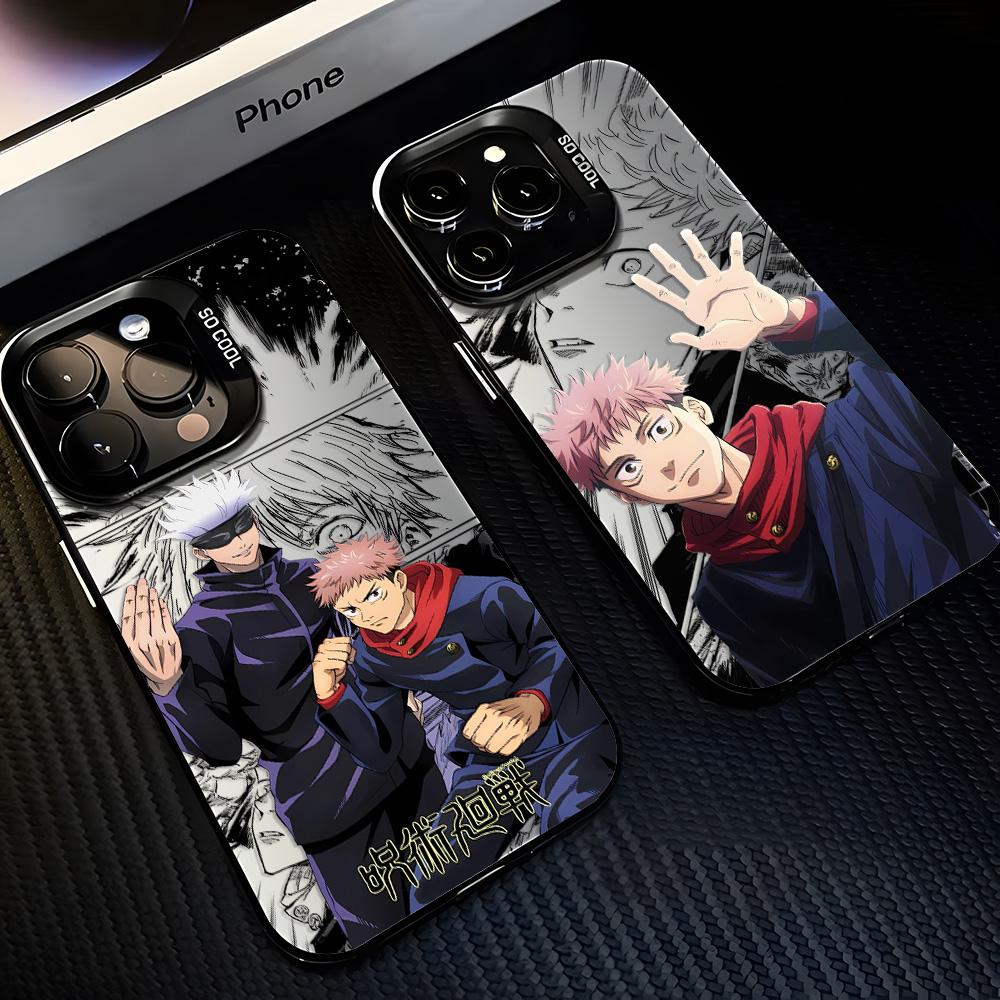 Black Anime J-Jujutsu KaisenS Phone Case For Samsung Galaxy A17 A16 A35 A55 A25 A15 A56 A54 A36 A34 A24 A26 4G 5G Matte Cover