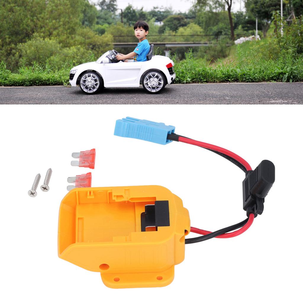 Power Tool Battery Adapter for  200 20V 18V Riding Toys Lithium Battery Converter with Wire Harness Connector