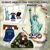 250 Anniversary USA Ornament,  250 Merchandise,  250th Birthday Gifts, Patriotic Decorations