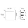 Australian Standard 65W Gallium Nitride 1C2A Multi-protocol PPS Charging Head PD45W+18W Dual A Multi-port Independent Intelligent Charger