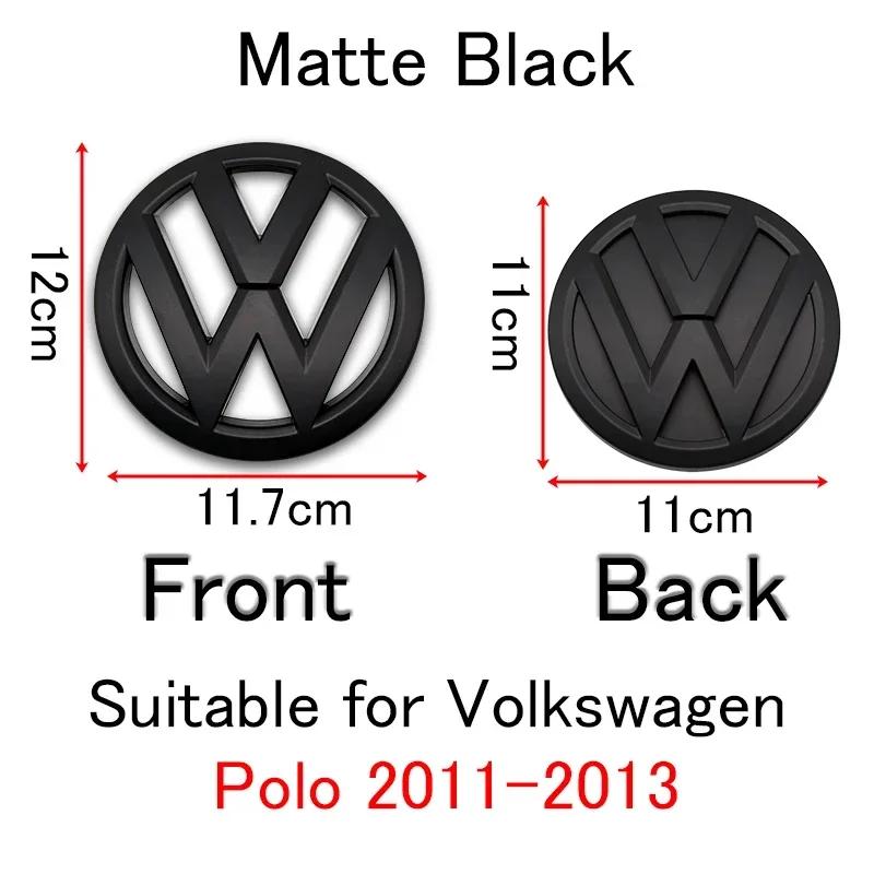 ·Car Logo Front Grille Rear Trunk Decoration Sticker Accessories For Volkswagen GTI Passat Magotan Golf Polo 6 7 VW Tiguan Zw0