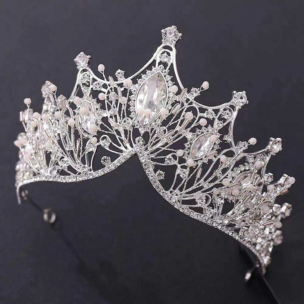 Sparkling Princess Crowns Luxury Design Rhinestone Diadem Bride Wedding Tiaras  Formal Occasions