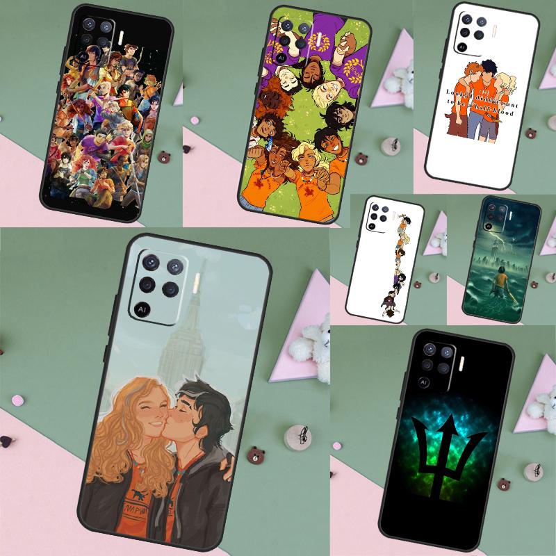 P-Percy Jackson Cartoon Phone Case For Oppo A60 A74 A94 A54 A18 A38 A58 A78 A98 A40 A80 A16 A76 A96 A15 A57S A17 A77