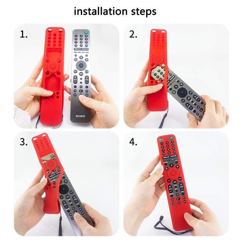 Silikonowe Etui na Pilot Wstrząsoodporne Ochronne Kompatybilne Z Sony RMF TX600C/P/U/E 500U/E Timing