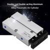 1 stk 16mm Boring Dobbel stang Dobbelvirkende Aluminiumslegering Pneumatisk Luftsylinder (40mm Slaglengde)