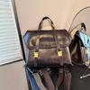College style British backpack bag women's new large-capacity briefcase simple back bag travel bag