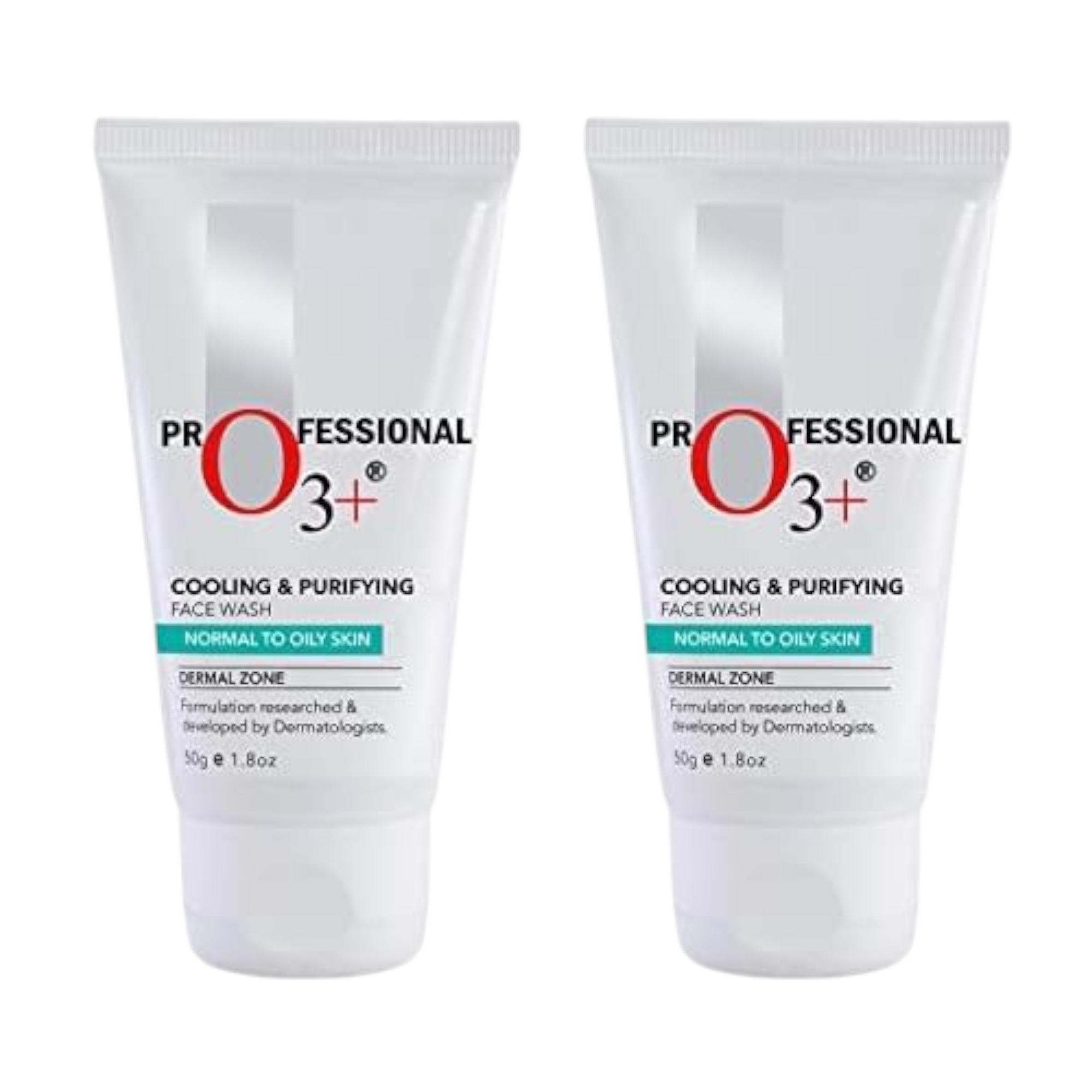 

O3+ Cooling Purifying Tea Tree Face Wash 50 g Pack Of 2 Gentle Oil Control Cleanser For Normal To Oily Skin
