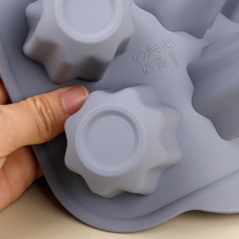 12 Cavity Silicone Octagon Mould Cake Pans Cupcake Muffin Mold Baking Tray Home Kitchen Cook Diy Tools