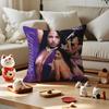 Singer EEmilia Mernes Cushion Cover Silky Short Plush Invisible Zipper Dustproof Sofa Pillow Case for Home Decor