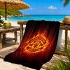 Manchester United Wappen Strandtuch, Schnelltrocknend, Pflegeleicht, Geeignet für Fitness und Strandurlaub, Sport-Essential