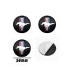 4PCS 56mm Car Wheel Hub Center Caps Sticker Emblem Decal For Ford Focus 2 3 MK3 MK4 ST Fiesta Kuga Explorer Mondeo Auto Styling