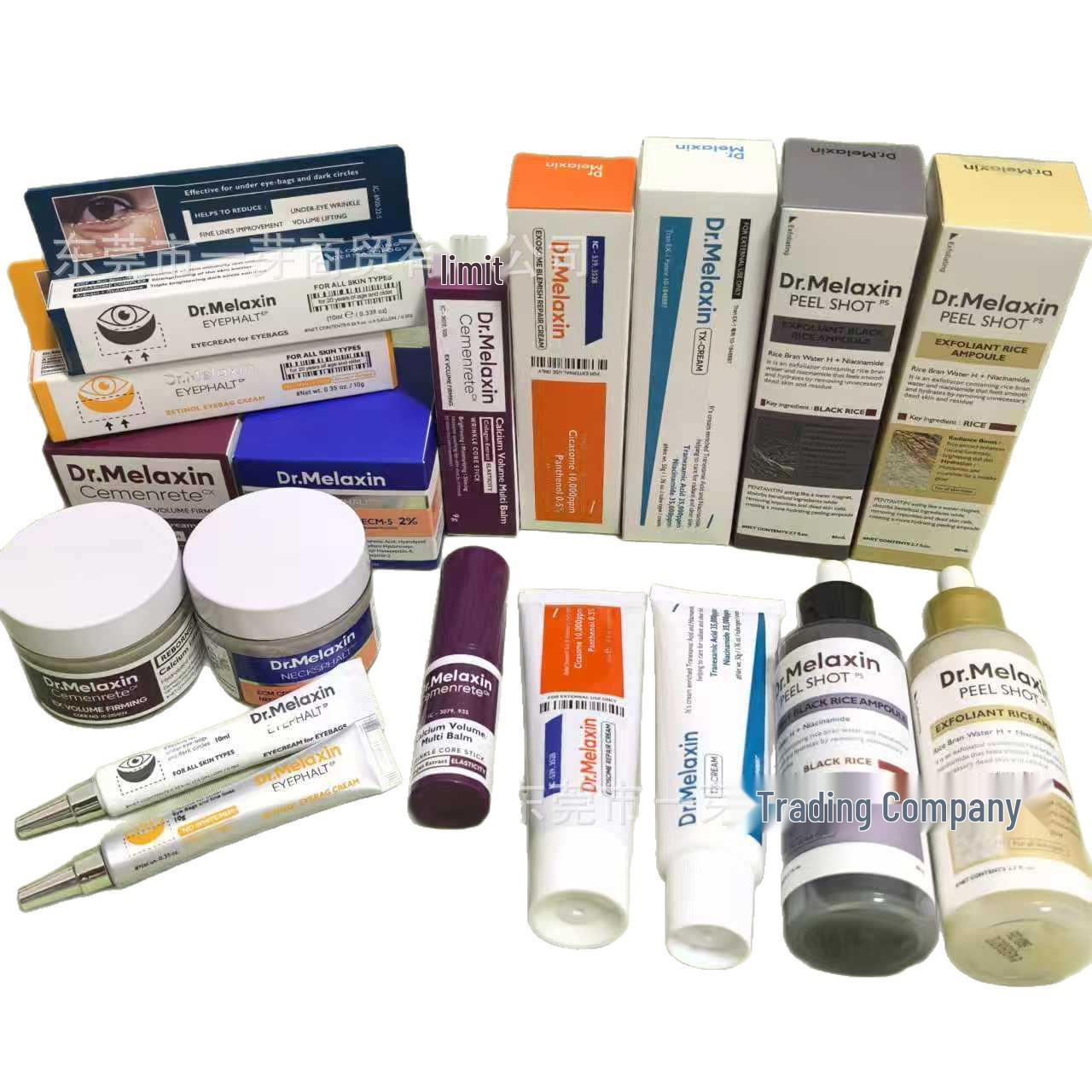 Dr. Melaxin Black & White Rice Eye Cream Stick with Exfoliating Serum & Neck Care Cream Invisible Eye Bag Cream 10ml Blue