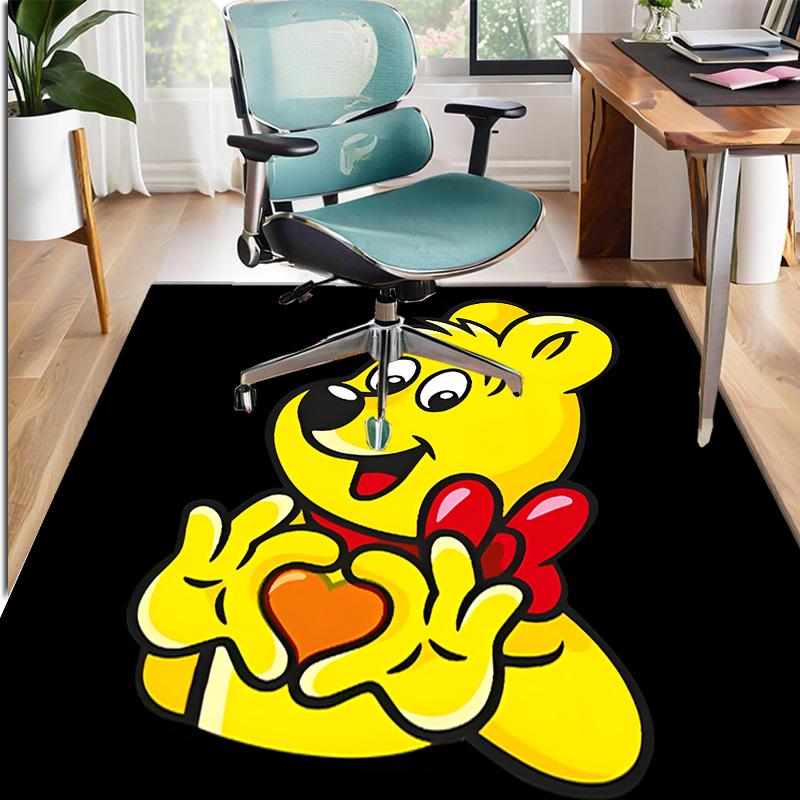 Bamse Pattern Rug, Indoor/Outdoor Mat, for Picnic, Gameroom, Bedroom, Office, Living Room, Home Decor Carpet, Birthday Gift