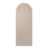Tapis de Yoga OEING Semi-Ovale en Caoutchouc Naturel avec Surface Givrée en Coque de Coco