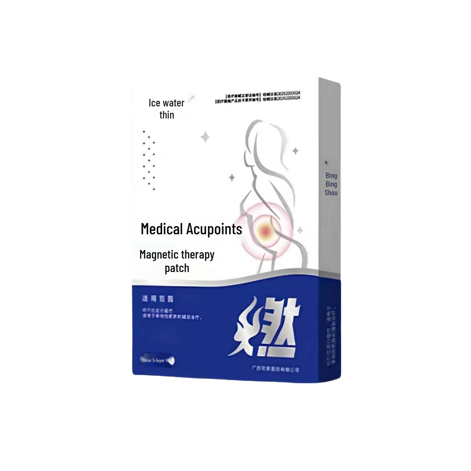 Bing Bing Shou Acupoint Magnetic Therapy Patches - Pack of 5, Official Genuine Product, Hot Seller. 5 patches/box