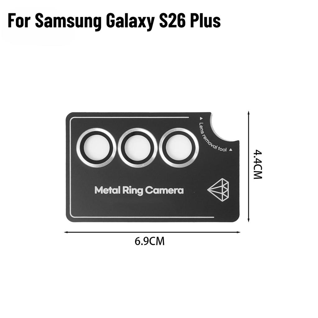 for Samsung Galaxy S26 Ultra S26Plus S26+ S26U Camera Lens Protector Fim Tempered Glass Anti-scratch Metal Individual Ring Cap 4