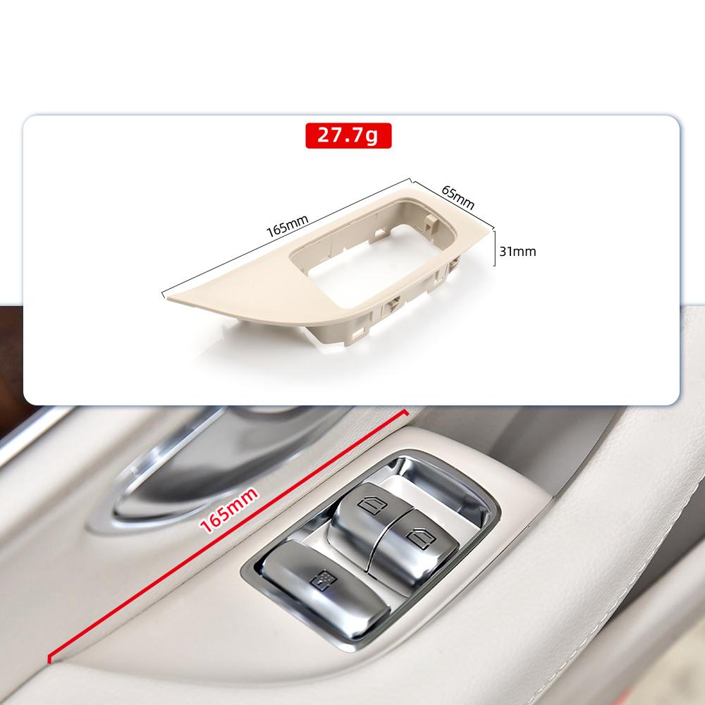 Car Rear Window Lift Switch Bezel Cover For Mercedes Benz E300 E Class W213 2016-2021 Auto Interior Trim Replacement Parts OE 21