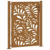 Garden Gate 100 X 150 Cm Weathering Steel Wavy Design