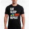 Eat Sleep Oof Repeat Funny Meme Gamers Gift Idea Tshirt Summer Casual Cotton Tee Oversized Streetwear Tops Unisex Unisex Unisex