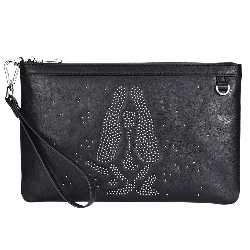 Hush Puppies Men s Business Leather Clutch Bag