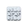 12-Cavity Christmas Themed Silicone Baking with 6 Shapes for and Chocolate Making