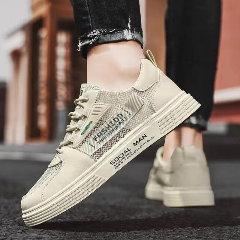 Fashion 2024 Summer Men Casual Sneakers Outdoor Breathable Comfortable Air Cushion Running Shoes Student Boards Shoes Hot Sale Versatile