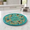 Soft Silicone Lick Mat Pet Slow Food Mat with Strong Suction Cup Multi-Grid