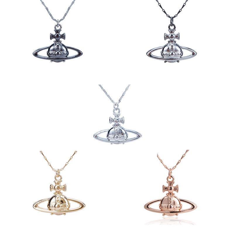 Vivienne Westwood Suzie Collection Embossed Silver Necklace And Bracelet U-shaped And Geometric Design Copper Material Electroplated Collarbone Chain