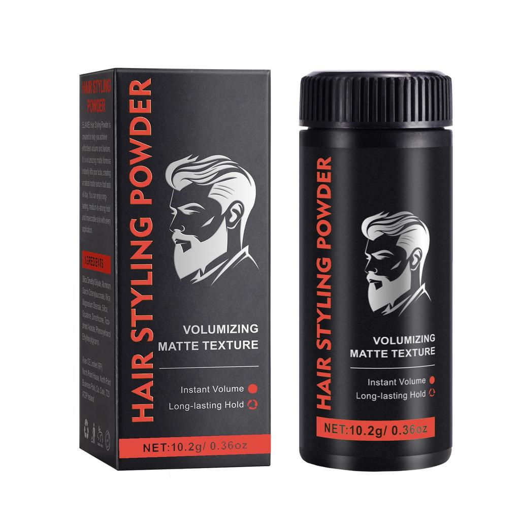 Haar-Styling-Puder, natürliches und lang anhaltendes Haar-Styling-Puder für Männer 10,2 g