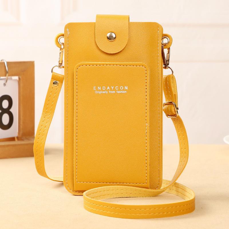 Stylish And Simple Single-shoulder Small Bag For Women Pu Leather Zipper Closure Card Slot Wholesale