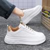 Men's Summer New Breathable Shoes Men's Trendy Versatile Interior Height Increasing Sports and Leisure Board Shoes