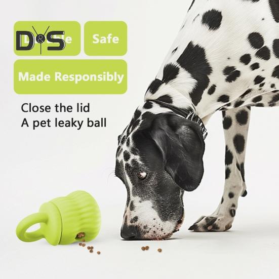 

Игрушка-дозатор для лакомств для собак Интерактивная игрушка для жевания собак Кормушка для собак Перерабатываемая игрушка для домашних животных Игрушка-дозатор для щенков с медленной подачей еды красный