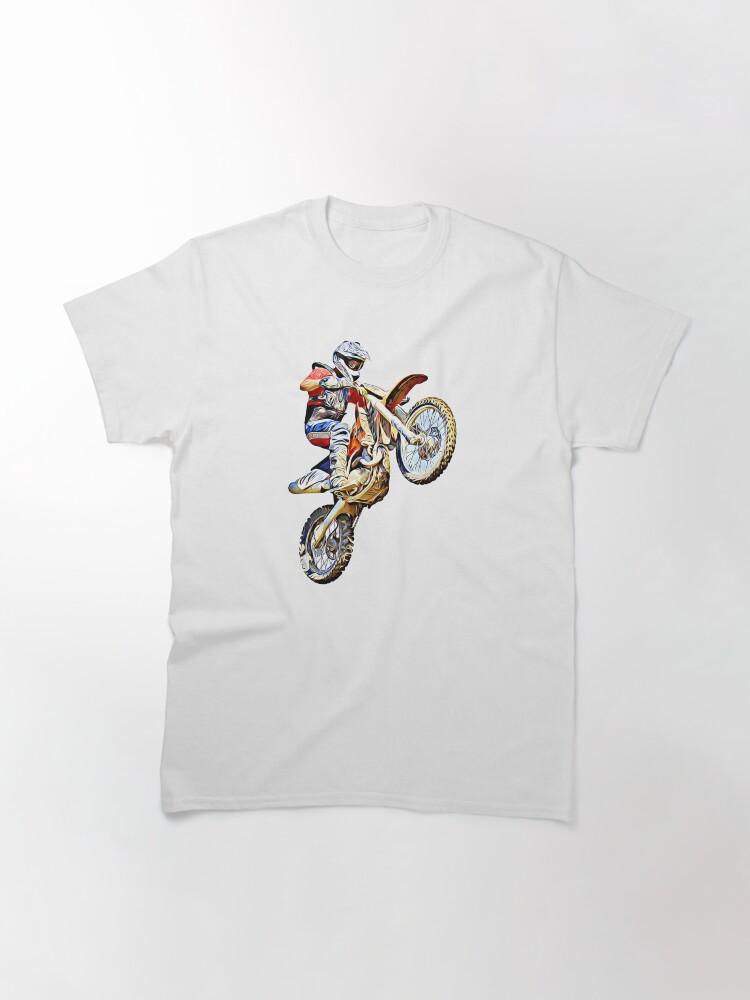 Dirt Bike Jump or Motocross Jump Mx or Motorcycle Jump Classic TShirt 2026 Summer Men Women Cotton Oversized Breathable Tshirt