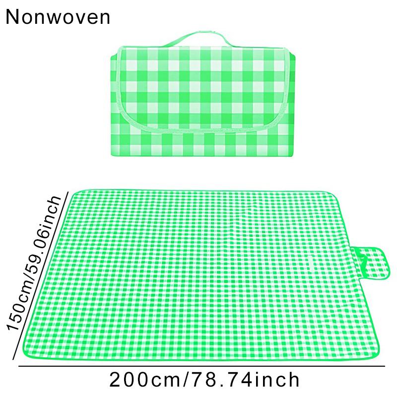 1 Stück Picknickdecke Outdoor Park Strand Wiese Campingmatten Leicht Faltbar Tragbar Matratze Campingzubehör Partyrequisiten ZYF