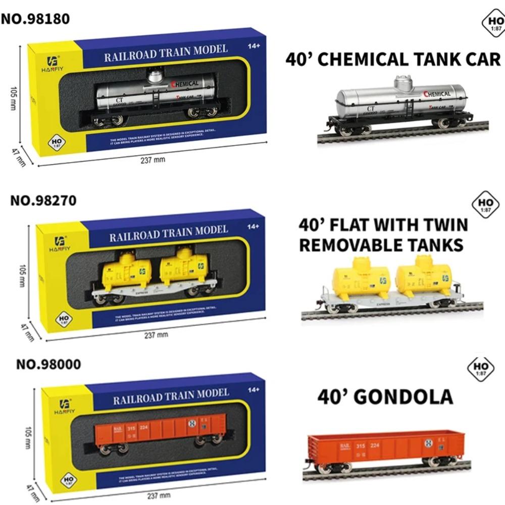 HO Type 1/87 Toy Train Simulation Small Train Electric Locomotive Carriage Model Various Styles Train Model Boy Toy Gift