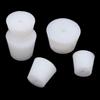 Silicone Wine Stopper Acid Alkali Resistant with Hole Wine Bottle Cap Solids Test Tube Stoppers