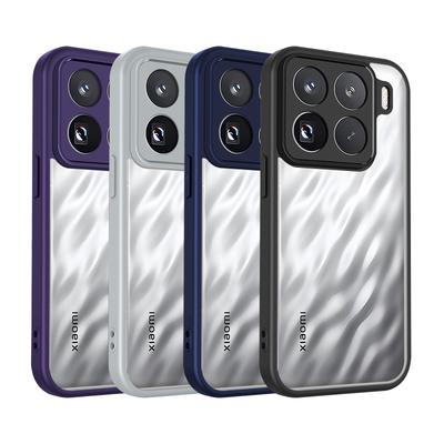Für Xiaomi 15T Pro 5G Hülle Stoßfest Luftkissen Silikon TPU Bumper Klare Matte Rückseite Hartschale für Xiaomi 15T Pro 15TPro
