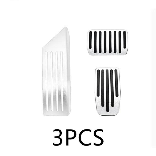 Für Tesla Model 3 Model3 Zubehör Aluminiumlegierung Fußpedal Gaspedal Bremspedal Ruhepedalabdeckung Autostyling